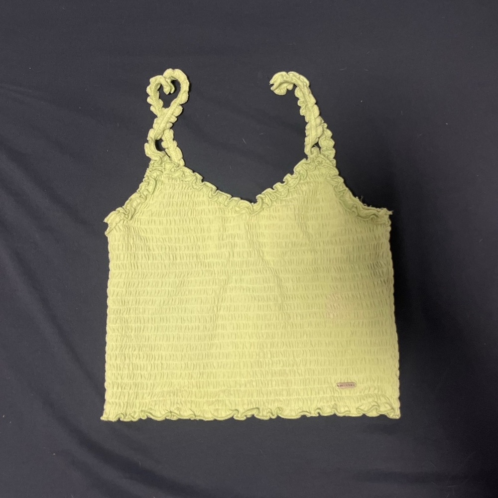 green hollister tank top